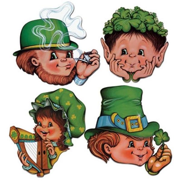 Goldengifts St Patrick Cutouts; Pack Of 12 GO491804